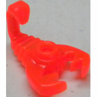 Lego škorpion, průhledná neonově oranžová (4118778)